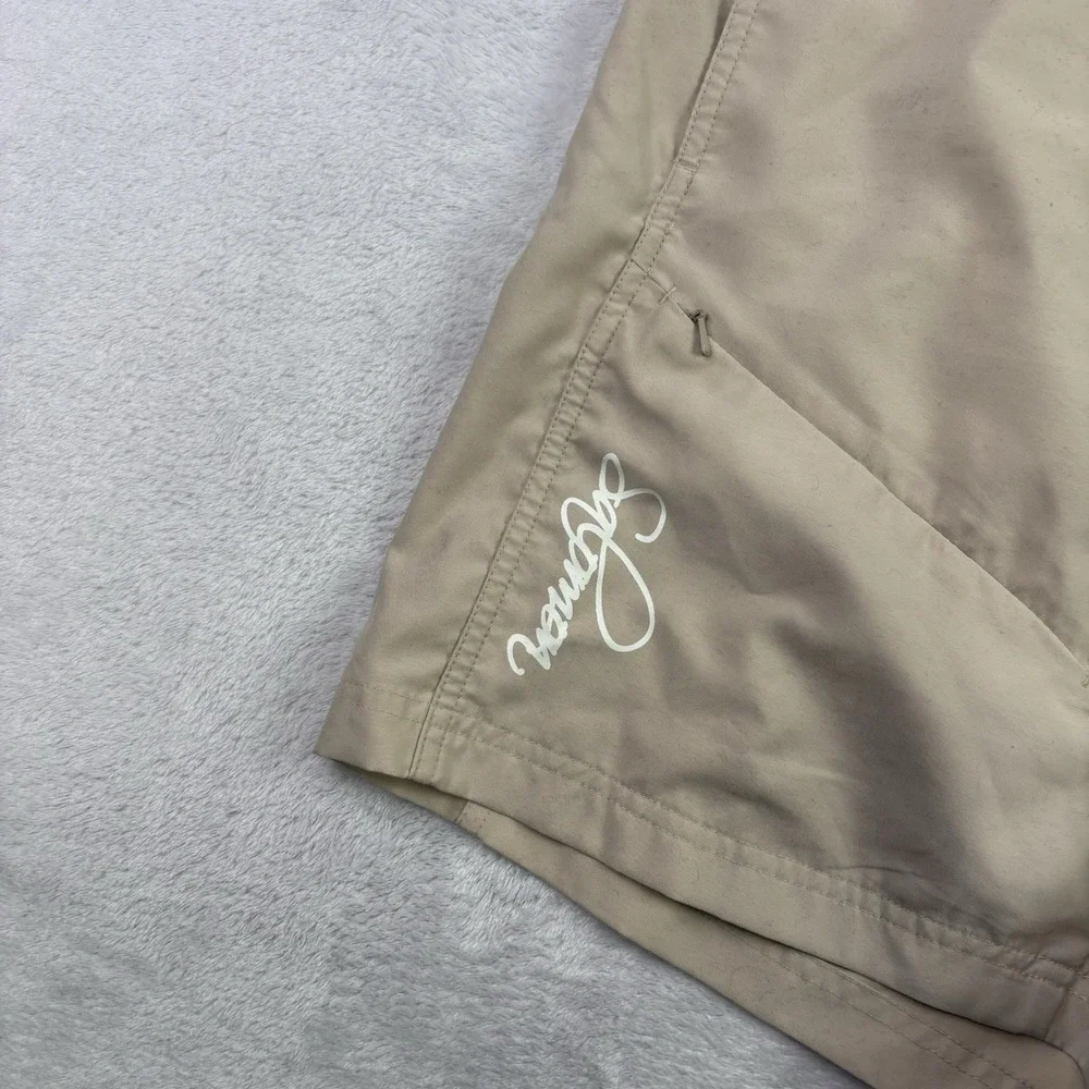 Salomon Beige Waterproof Swim Trunks Board Shorts Men's 12